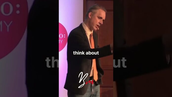 Image of Jordan Peterson lecturing on strategies for Facing Difficult Times Effectively.